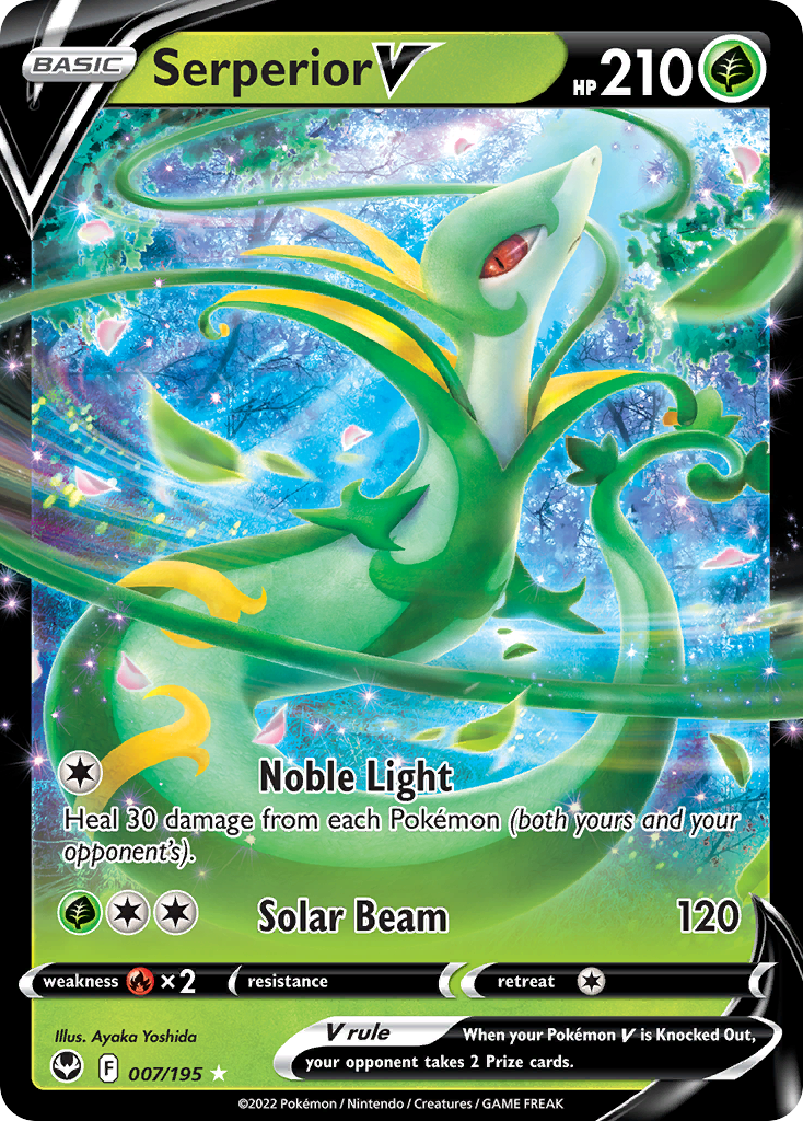 Silver Tempest Serperior V #7/195